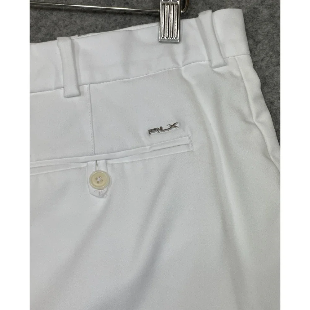 RLX Ralph Lauren Shorts White 38 Old Chatham Golf Club Performance
